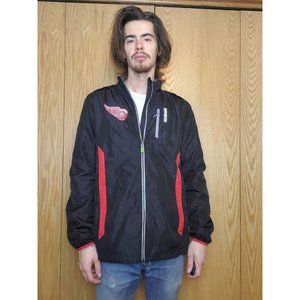 Detroit Red Wings Reebok Center Ice Collection Full Zip Windbreaker Mens S